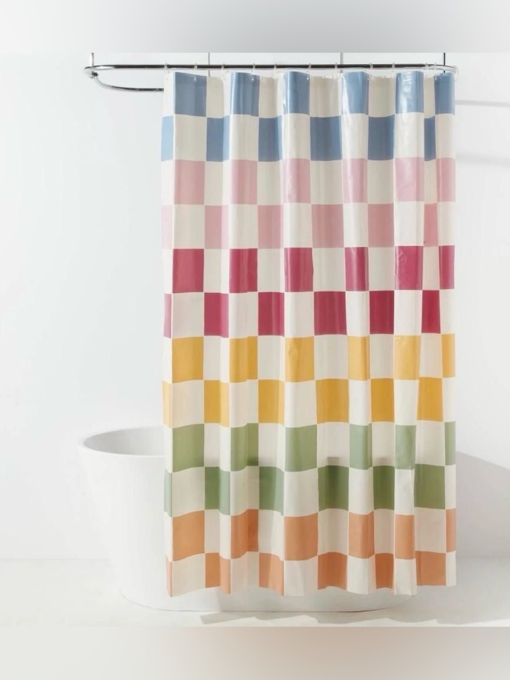 Checkerboard Shower Curtain